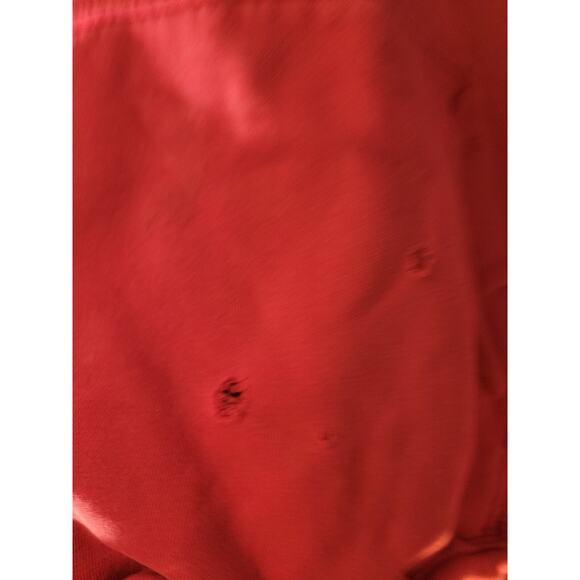 NCAA Kansas University Jayhawks Y2K Distressed Mens Pullover Hoodie Size XL - Picture 4 of 10